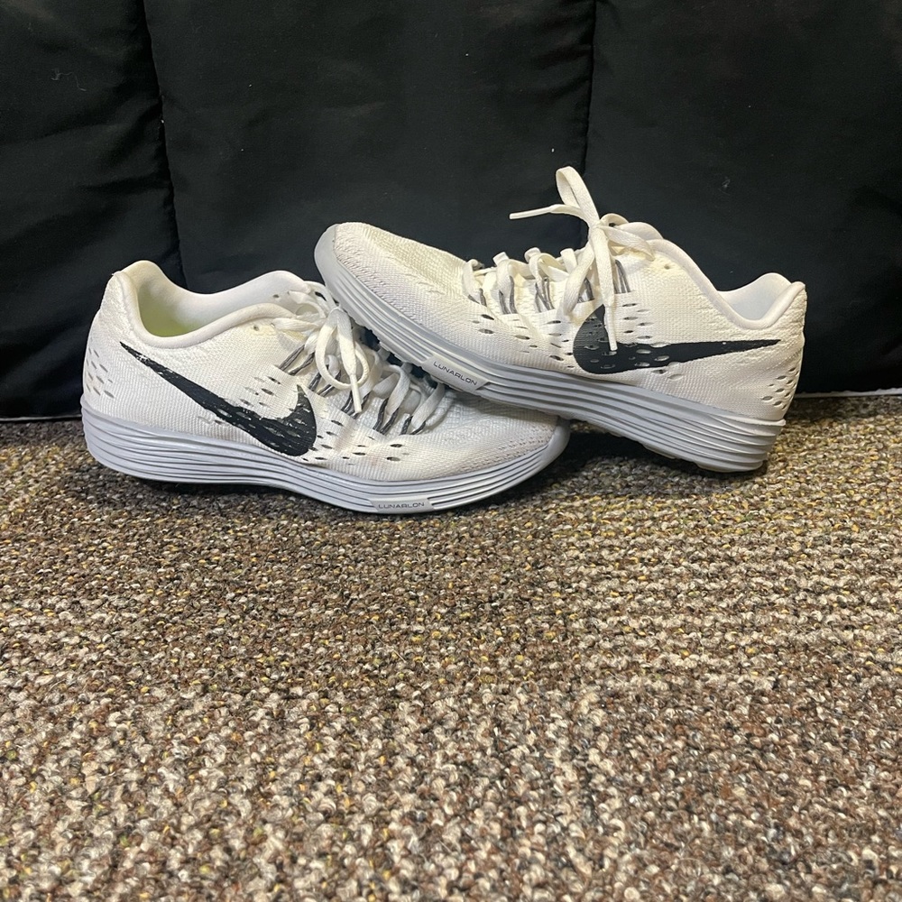 Nike Lunar Tempo White/Grey Womens Size 8 705462-102.